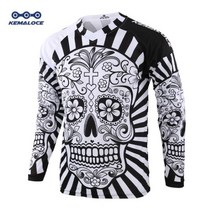 겨울라이딩복 스파이더자전거의류 쫄쫄이 져지KEMALOCE-Mtb 저지 인듀로 모토크로스 남성용 다운힐 저지