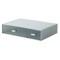 미니플 파스텔 데스크 정리 수납장 B, 화이트, 1단