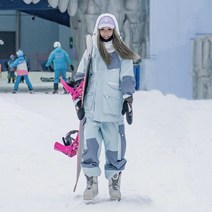 화이트 작업복 여성 남자 남녀공용 스키복 스노우보드복 버튼 발열 이월상품 기획전 스키장비 남성 오리털패딩 27