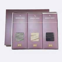 BYC양말 선물세트 여성12호3매