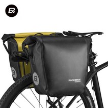 락브로스 풀 방수 18L 패니어 장거리 라이딩 여행, 블랙, 1개