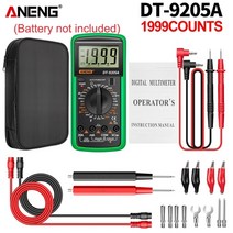 클램프 멀티 미터 디지털 테스터기 누설전류계 aneng dt9205a acdc 테스터, dt9205a 그린 프로