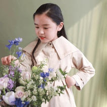꼰띠키즈 여아용 소공녀코트