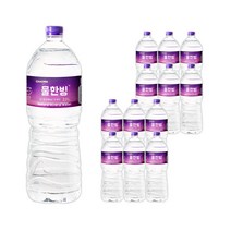 물한빙 생수2L 물 추천 생필품, 2L, 12개
