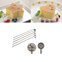 타이거크라운 야키코테 베이킹 도장 제과용 인두, [Smile] _01591, 1개