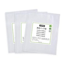 ZEViiH 진공 팩 가방 10x20cm 100장들이 진공 팩기 전용 봉투 진공 비닐 진공 포장 봉투 전용 항균 봉투 신선도 오래 탈기 밀봉 보존 식품 저온 조리 냉장고 수납 PA+PE 소재 가정용 업무용