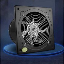 주방 배기 팬 가정용 환기 팬 배기팬 휀 후앙 업소용, 8인치200MM(블랙)