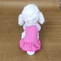 강아지커플룩 반려견커플룩 강아지견주커플룩 시밀러룩 반려견 커플룩 견주 반려견커플룩 dog dress pet couple outfit pet suspender dress 8, 로즈 레드, l