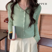 [플래퍼] FLAPPER 미니버튼스프링가디건_FB3SCD024C