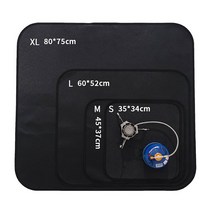 [래드원]캠핑 방염매트 방염포 난로 화로대 방열 시트 버너 받침대, 450*370mm-M