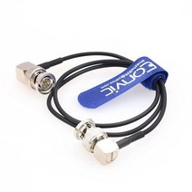 Eonvalley 75 Ohm BNC Male Right Angle RG174 동축 케이블, 2X 1M/39in
