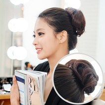 빨간머리 당고 은비 여성 부분가발 똥머리 붙임가발, 1개, 당고가발_은비_허니브라운_16cm(중)