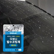 다보니 자동차 앞유리 발수코팅제 패드형 20mm 2p, 20ml, 2개