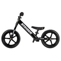 스트라이더 12인치 밸런스 어린이 자전거, 블랙