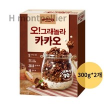 오그래놀라 카카오 시리얼, 600g, 20개
