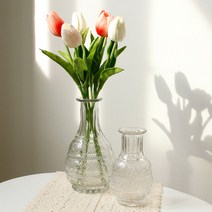 마드리드 유리화병 말라가 CN 인테리어 미니 꽃 화분, 대