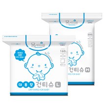 물따로 오리지날 대용량 건티슈 800매640매, M (160mmx200mm) / 200매x4팩