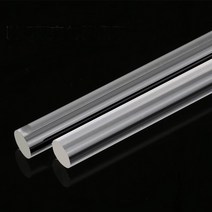 아크릴봉 투명막대 밀대 투명 아크릴 퍼스펙스 원형 막대 2mm 350mm, 20x500mm 1pc