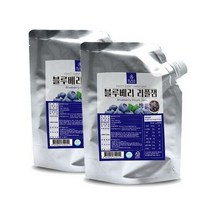블랙오아시스 블루베리 리플잼 1kg 2개세트, 옵션선택:본품