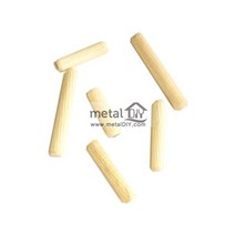 나무다보 목다보(8mm) / 나무못 목심 나무 목공재료 목봉 피스구멍 메꿈 나무결합 가구자재 선반 지지대 받침대, 5) 70mm / 20개