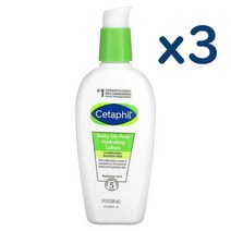 Cetaphil 세타필 데일리 오일프리 하이드레이팅 로션 88ml x3팩