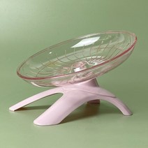 고양이 캣타워18 cm UFO 햄스터 스포츠 러닝 휠, 02 Pink