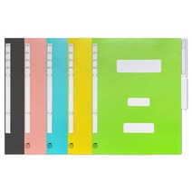 문화산업 F494-7 A4 PP 플라스틱 정부화일 정보문서화일 시험지화일 10개, A.연합화일 청색(10개입)