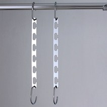 다기능 스테인레스 6홀 행거 1+1 / 만능옷걸이
