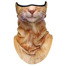 자전거 거치대 벽걸이 3D 동물 고양이 개 인쇄 반다나 원숭이 재미 있은 반 얼굴 마스크 스키 사이클링 러, 20 21