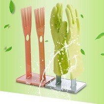 고무장갑 거치대 긴 플로케 말리기 보관 기모 걸이 싱크대 정리 설거지 용품 아내 선물, 상세페이지 참조, 블루