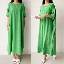 와플 반팔원피스)99까지가능/완전박시/퍼프/롱