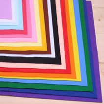 [펠트친구] 펠트지(무수지) 30X45cm/ 유수지 무수지 무늬펠트 보풀방지 부직포 원단, 진노랑