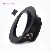 LED COB 포트라이트 천장 램프 AC85265V 5w7w9w12w15w18w 알루미늄 최근 통 라운 패널 빛 실내 조명, Neutral white 4000K, 5W White Dimmable