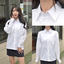 여자 박스핏 셔츠 교복 예쁜교복 교복쇼핑몰 중학교교