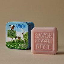 라사본느리드니옹 천연 프랑스 올리브 클렌징 세안 향수 비누 로즈, 05.언덕 위 강아지(30492)