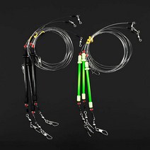 원투낚시 유동채비 3개입 장어낚시 자작채비, 그린