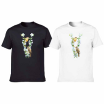 오너클랜 짹짹0 디지털프린팅 인쇄티셔츠 커플티 반팔티 오버핏