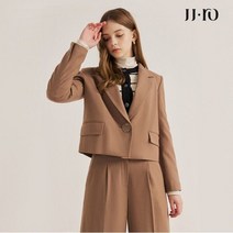 JJ지고트 JJ.ro 버튼 디테일 울 블렌드 숏 재킷 GLAA0JKR9