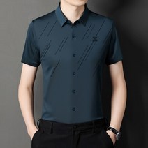 남자 실크셔츠 여름 쿨셔츠 구김없는남성셔츠