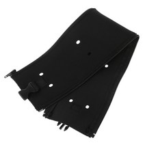 케이블 슬리브 코드 관리 케이블 지퍼 버클이있는 유연한 와이어 주최자, 검은 색, 01 Black