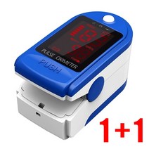 [선호리빙] 1+1 휴대용 산소포화도 맥박 듀얼 측정기 / 옥시미터 PULSEOXIMETER 기본형, 맥박산소포화도측정기_1+1