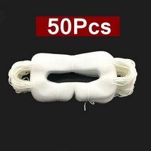 50/100Pcs VR 아이 마스크 Oculus 퀘스트 2 일회용 유니버설 땀 통기성 HTC VIVE 액세서리, 02 White 50 Pcs