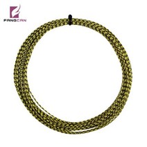 고급 나일론 스쿼시 라켓 스트링 1.20MM 다중 필라멘트 스트링, Yellow and black