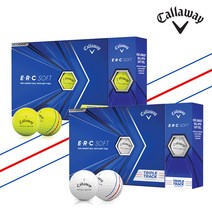 캘러웨이 ERC소프트 트리플트랙 골프공 3피스, 화이프, 12개