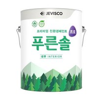 제비표 푸른솔 프로 무광 수성페인트 내부용, 백색4리터