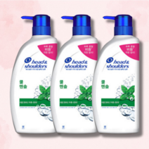 헤드앤숄더 쿨멘솔 샴푸 550mlx3개 상쾌한