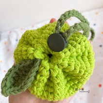 귤모양 귀여운 미니 핸드메이드 diy 수예 키트 짠가방 만들기 집순이 선물