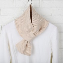 니트 고리 미니 머플러 학생 쁘띠 숏 짧은 목도리