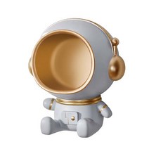 마스크 걸기 편한 우주인 인테리어 수납공간 벽 걸이, 그레이