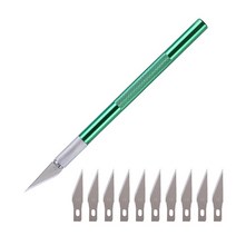 우드카빙키트 조각끌 목공칼 접도 6 개/몫 나이프 나무 조각 칼 과일 식칼 DIY 목수, [03] green